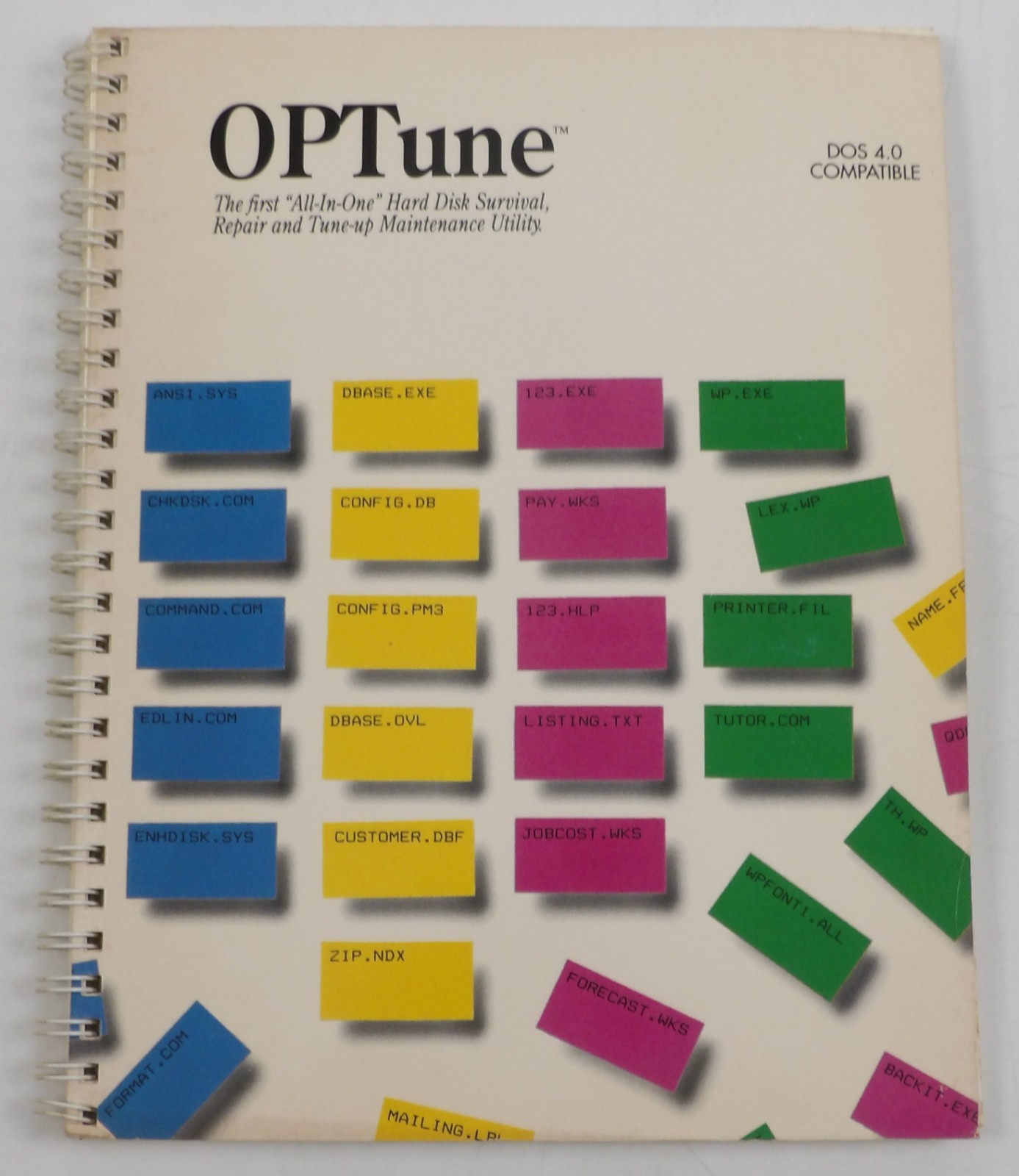 OP Tune with Disk - Hard Disk Maintenance Utility Gazelle Systems 1988