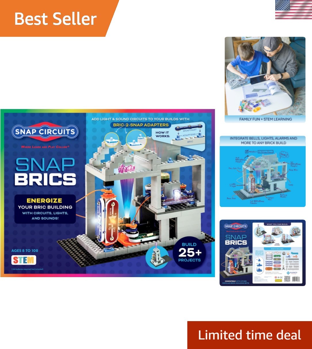 Ultimate BRIC Exploration Kit – Build 20+ Engineering Projects Safely & Easily