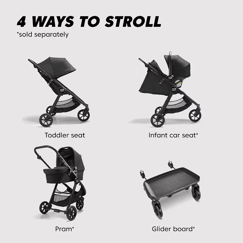 Baby Jogger City Mini GT2 Stroller- Opulent Black