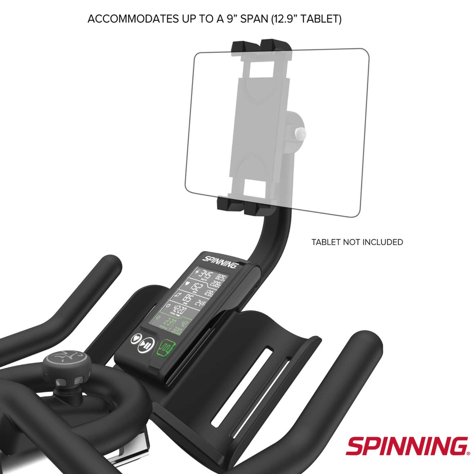 Spinning®️ Premier Tablet Mount (L Bracket)