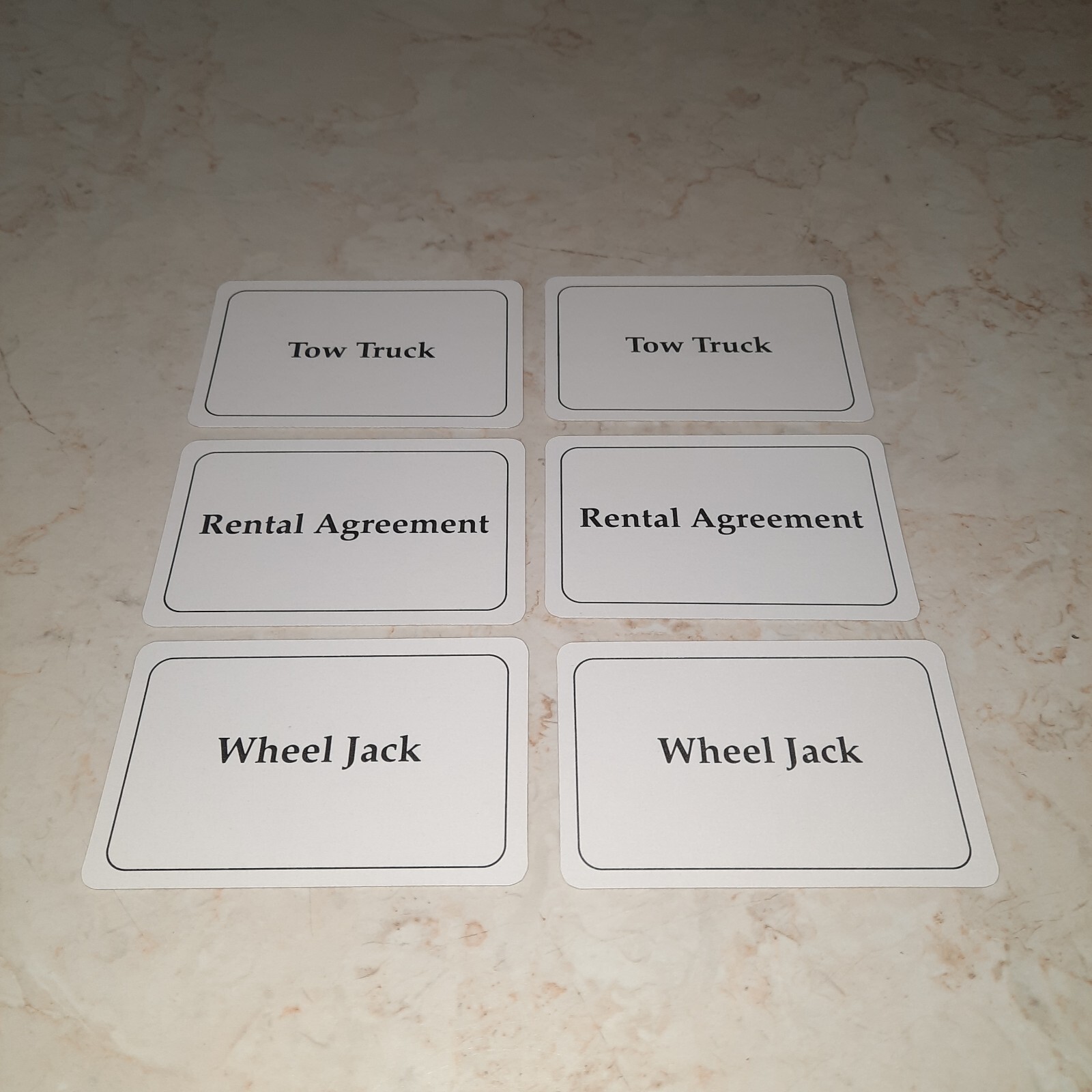 Hedgehogs Revenge Vintage Game Replacement Piece Destination Cards