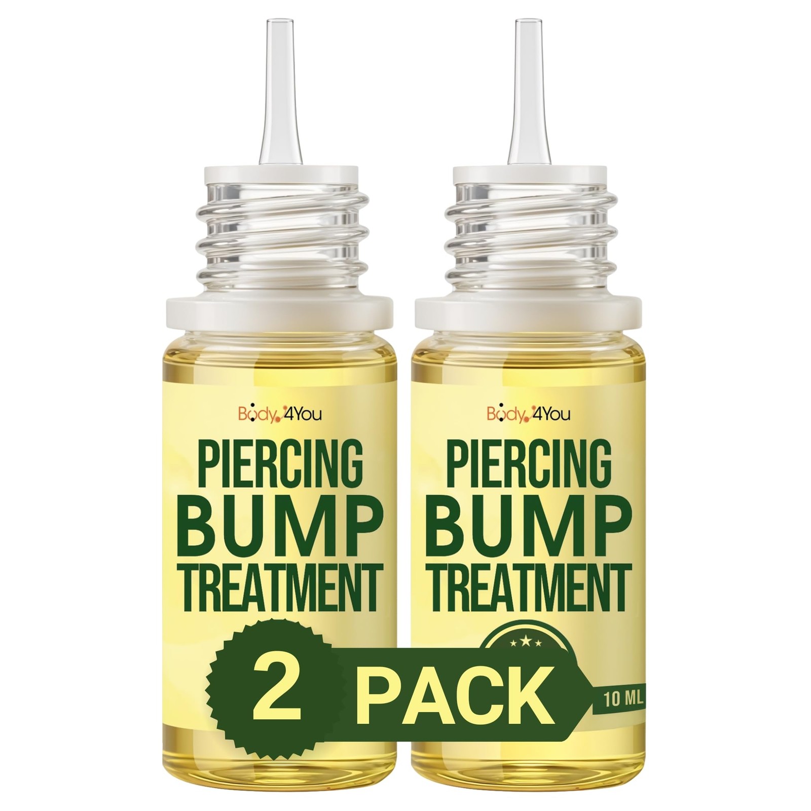 Keloid Bump Removal Oil - Piercing Aftercare Shrinking Drops - Nose Ear Septu...