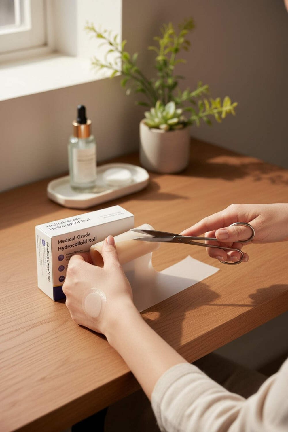 Medical-Grade Hydrocolloid Roll — Extra-Large Wound Patch
