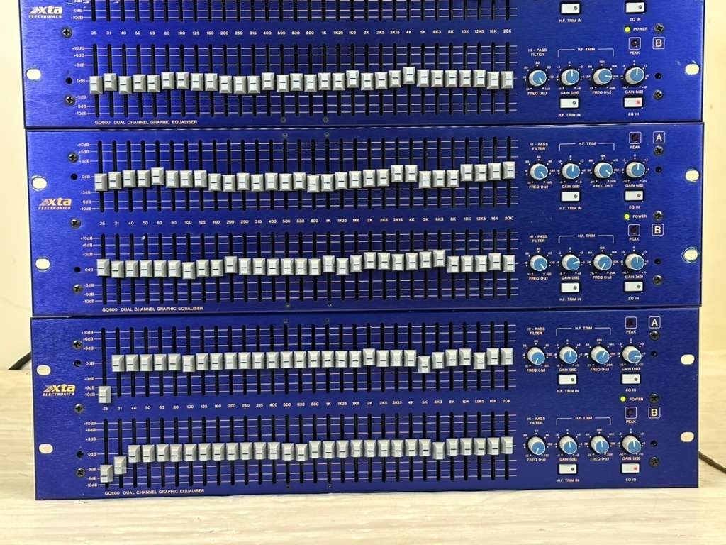 XTA GQ600 DUAL CHANNEL GRAPHIC EQUALIZER #7319 (ONE) THS