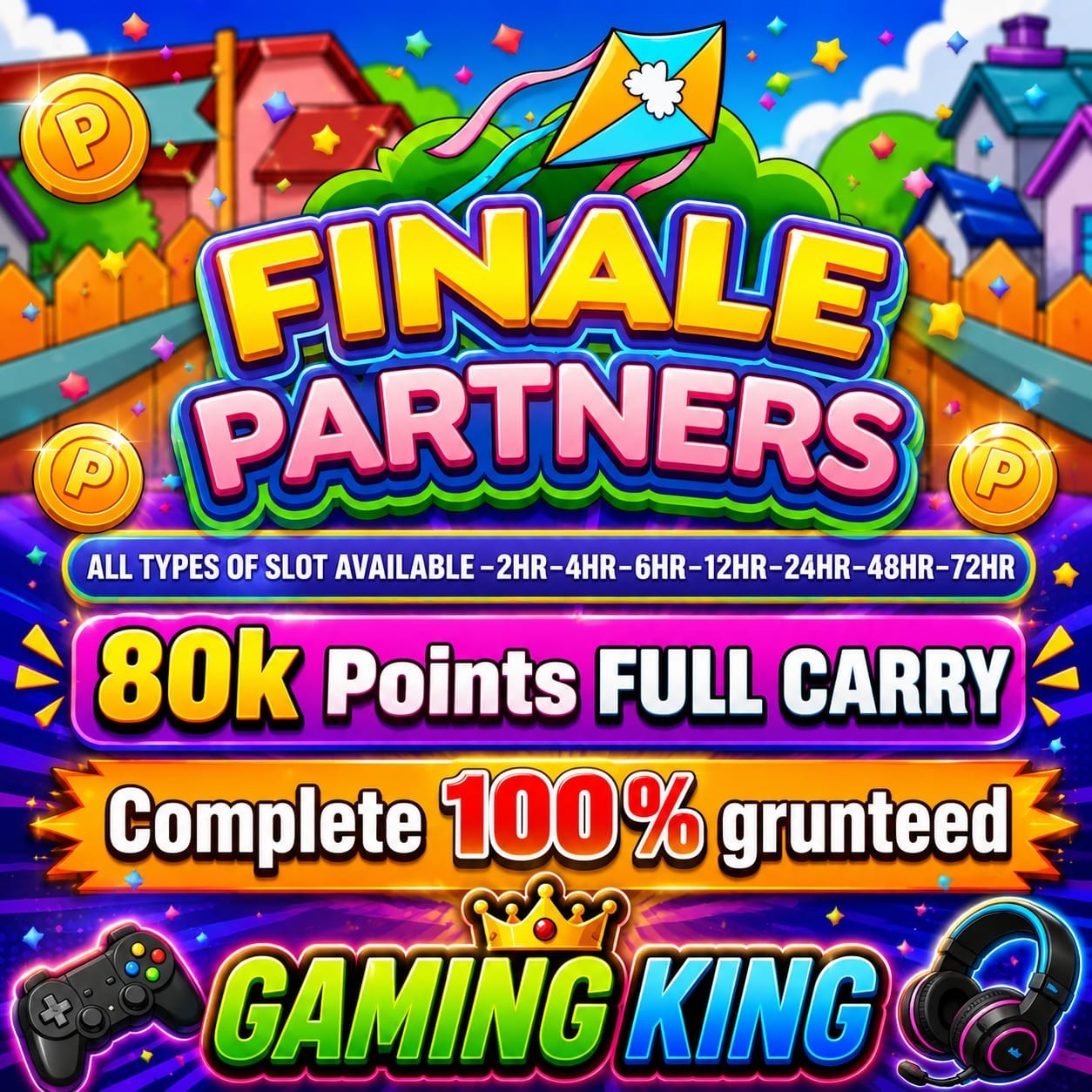 1 XSLOT TAKE TIME UP TO -72HR FINALE PARTNER EVENT (MONO_POLY GO STICKERS)