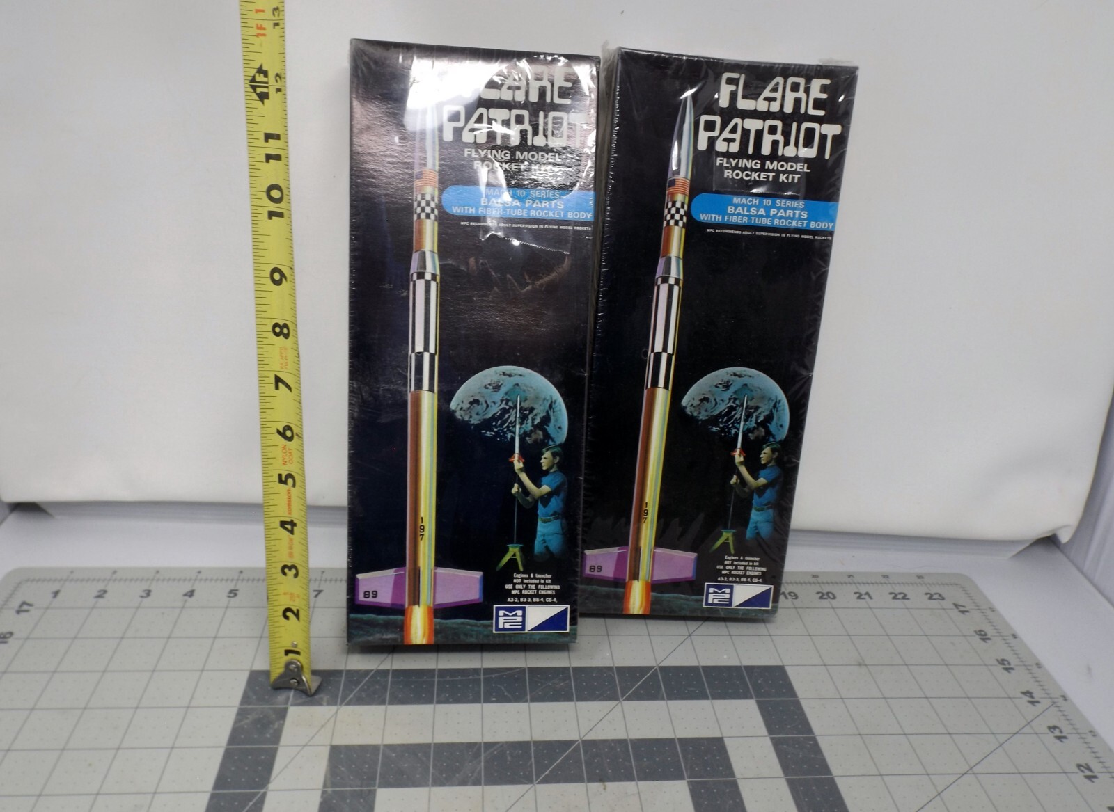 2 NIB MPC Flare Patriot Flying Model Rocket R-212-200