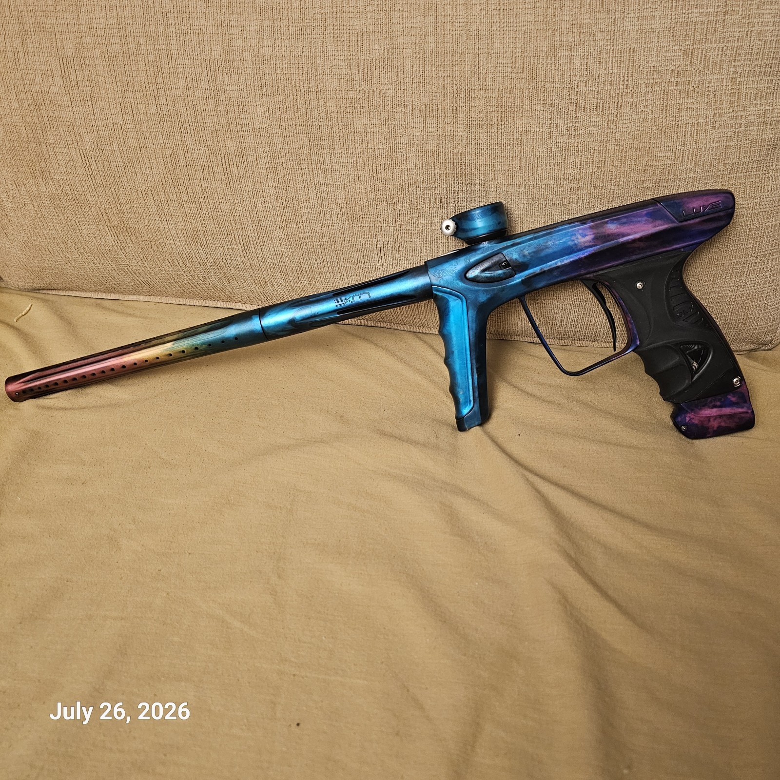 Luxe Ice Paintball Encore Bolt Custom Anno, Dragons Engraved, Yoda Voice
