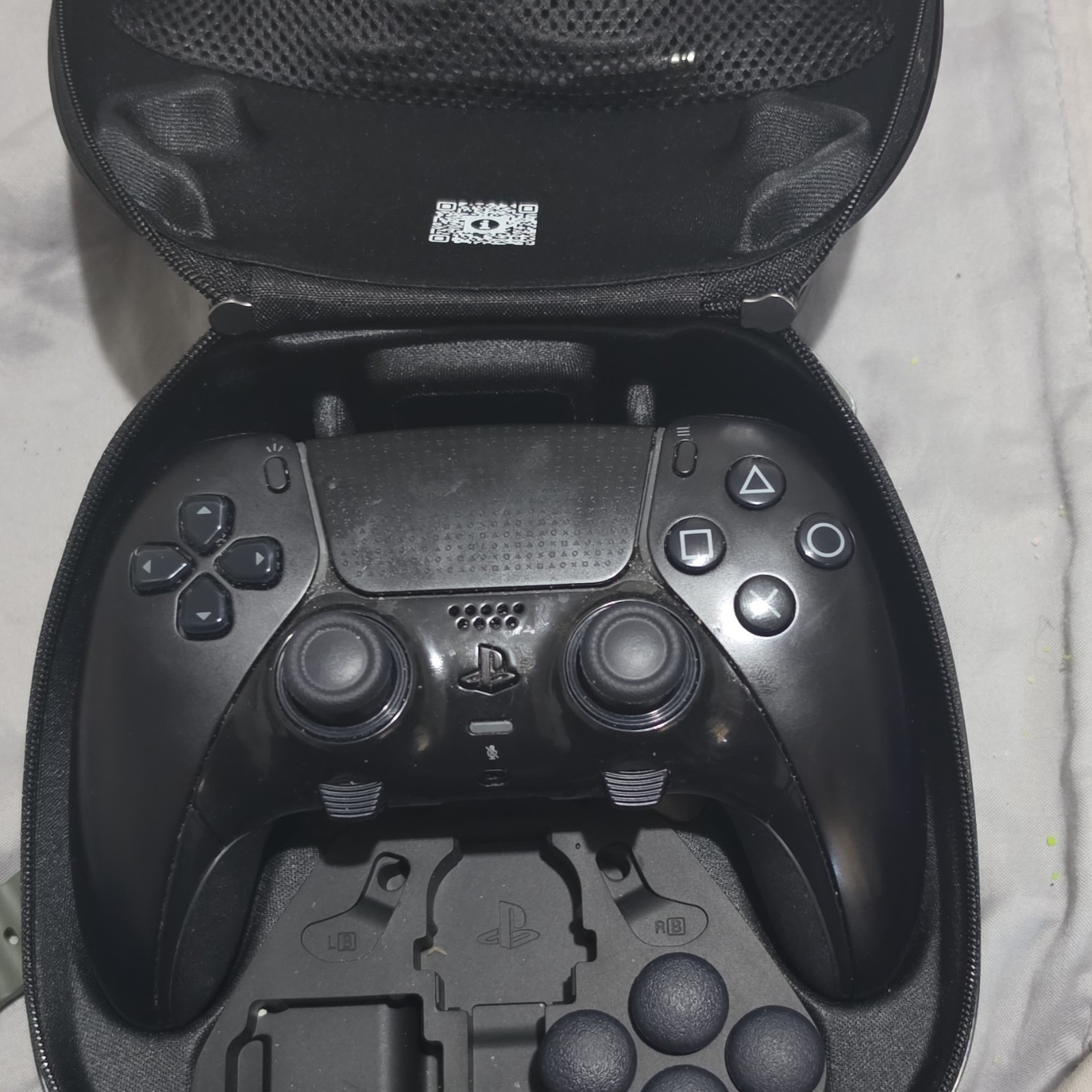 Sony PlayStation DualSense Edge Controller with Carrying Case & Thumbstick Caps