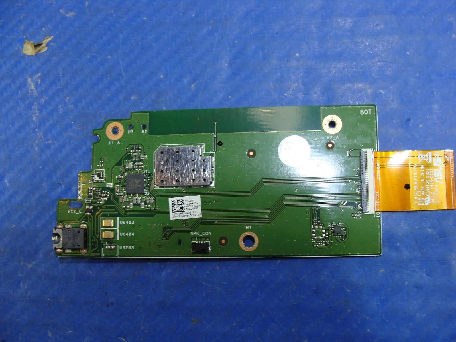 Asus Transformer 10.1" TF103C Headphone Jack Board w/Cable 60NK0100-SU3020 GLP*