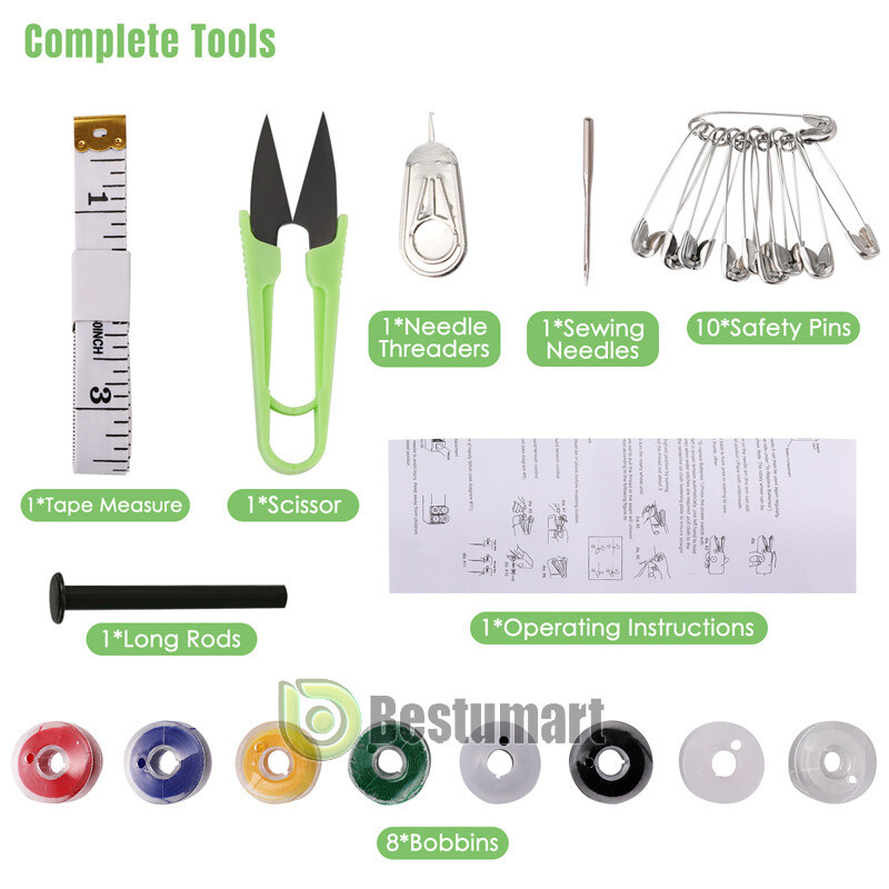 Mini Maquina De Costura Portatil De Coser De Mano Inalambrica Rapida Uso Facil