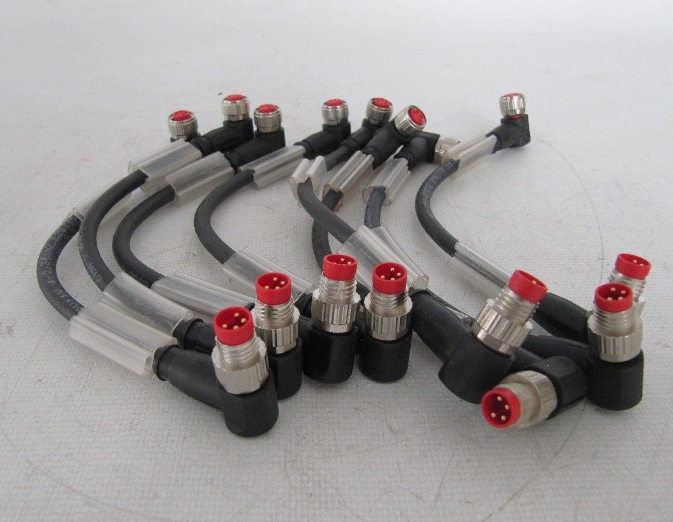 (NEW) Beckhoff M8 Male to M8 Male 90 Deg Power Cable ZK2020-3334-0001 017949
