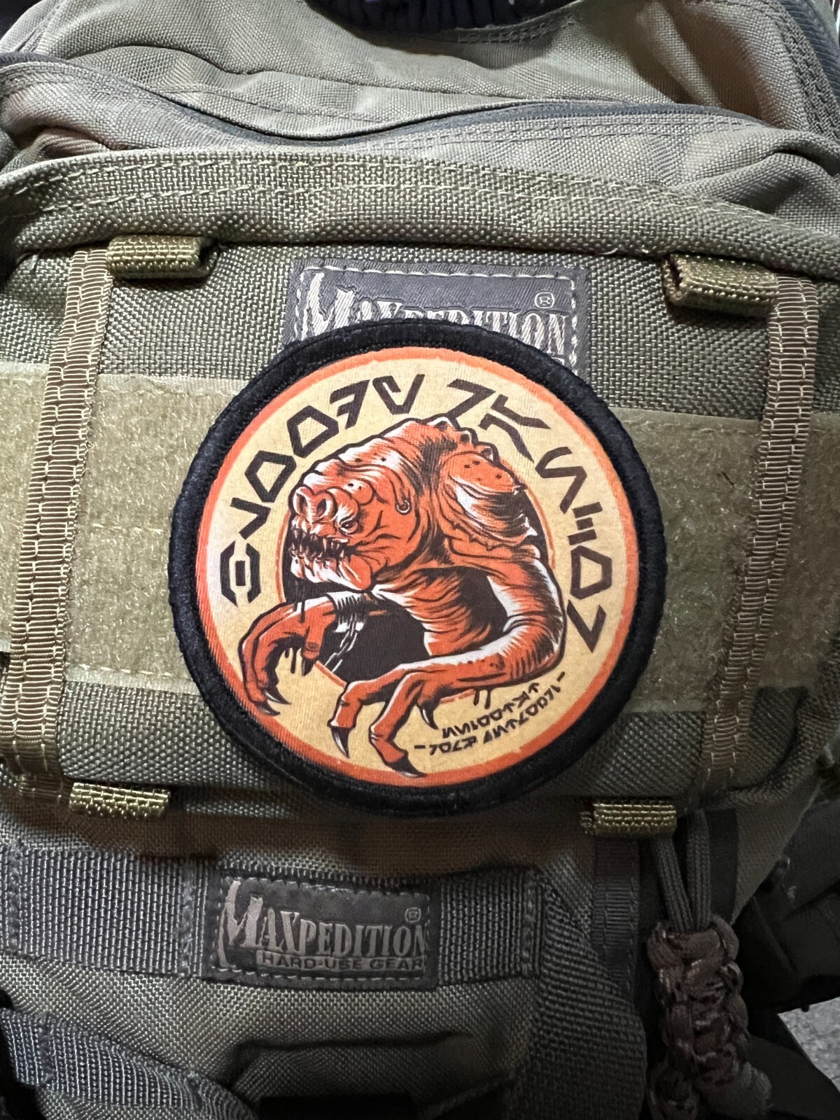 Oga's Cantina Ranco Coaster PATCH Hook and loop Morale Patch