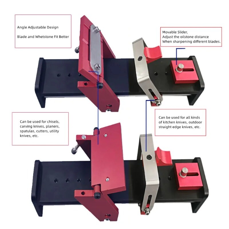 Multifunction Fixed Angle Sharpening Frame Adjustable Sharpener Whetstone