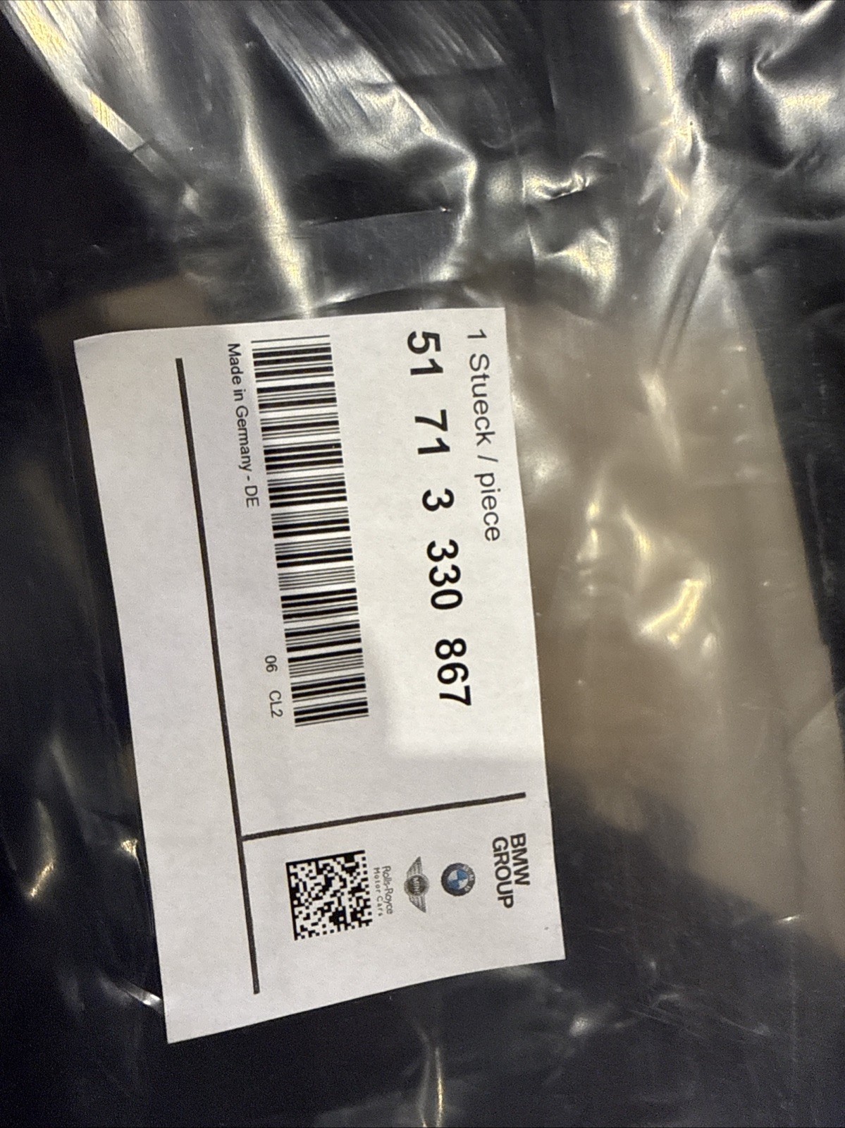 Genuine OE BMW Fender Trim 51713330867