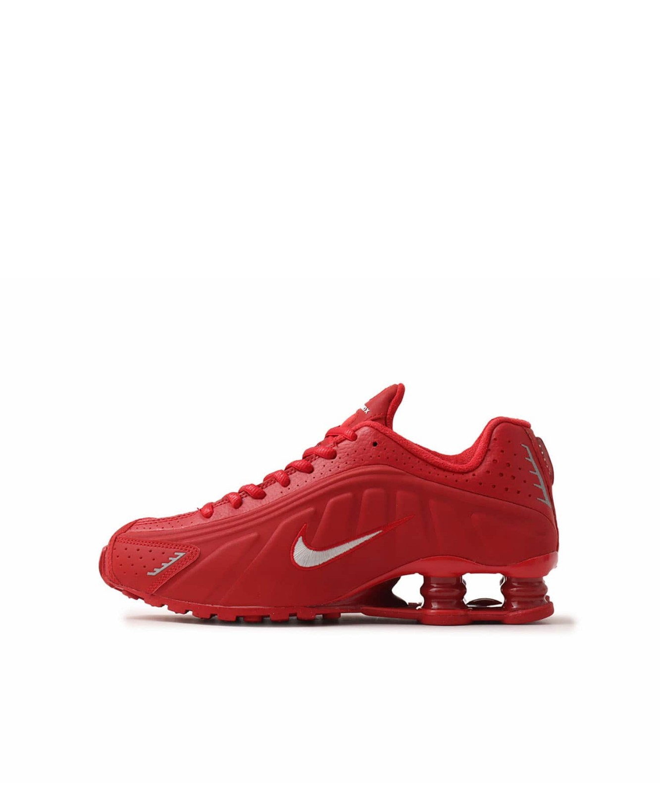 NIKE SHOX R4 GYM RED METALLIC SILVER IQ0608-687 Men's US 4.5 - 14 New