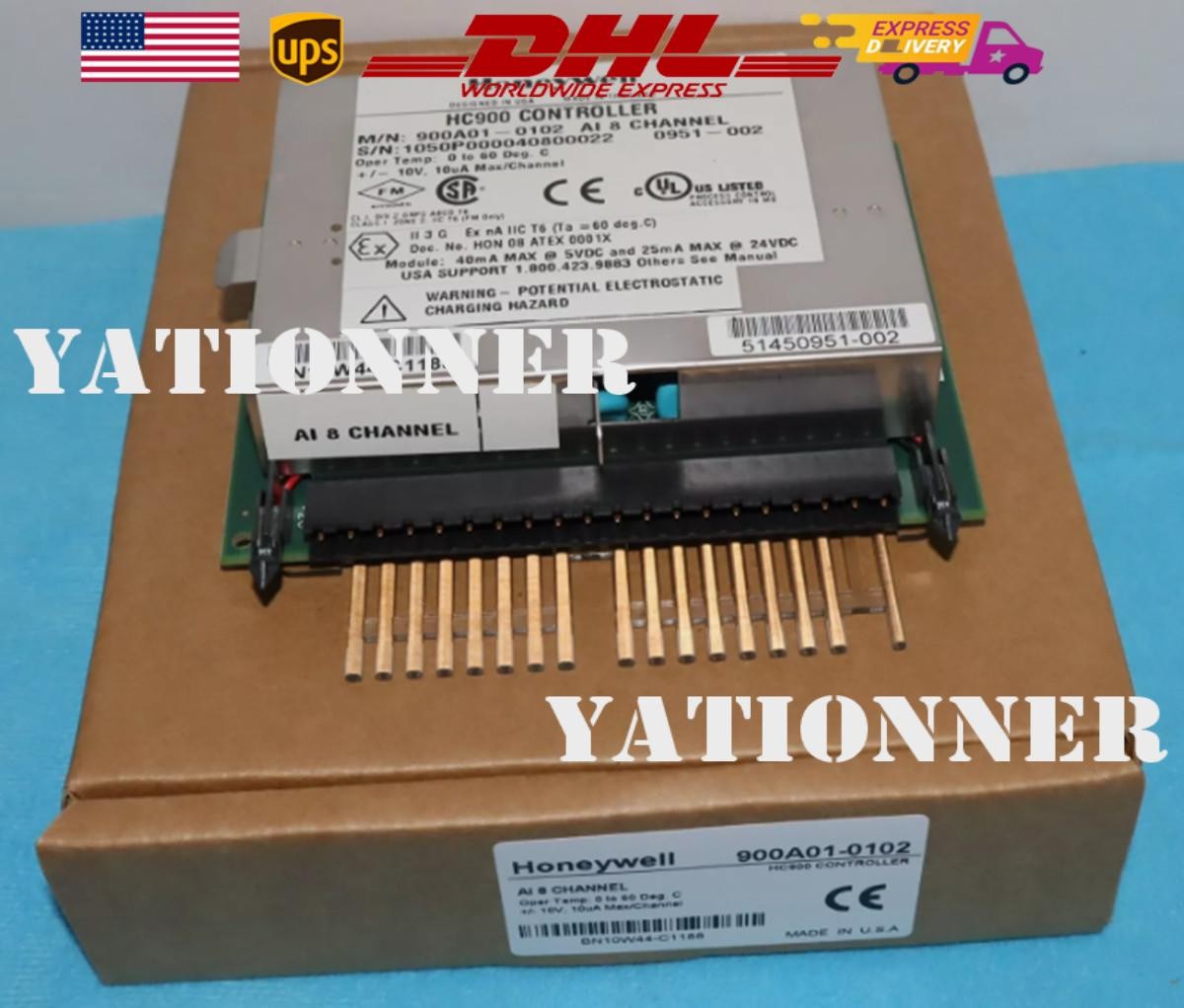 New In Box HONEYWELL 900A01-0102 PLC Controller US Free TAX