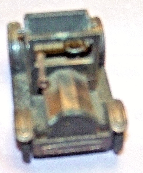 Antique Car Metal Pencil Sharpener   1917 Model T Ford Die Cast Miniature 3"