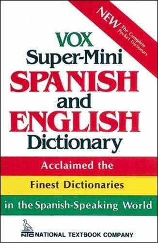 Vox Super-Mini Spanish and English Dictionary - Paperback, by Vox - Very Good