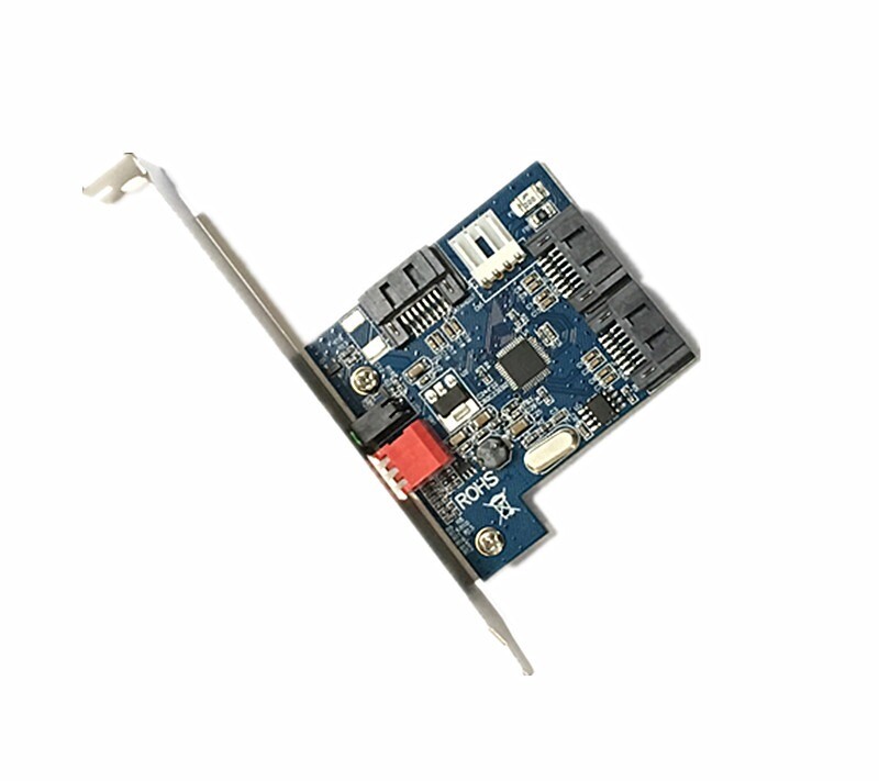 Dual Channel Hard Disk Accelerator Card 2-Port SATA 2.0 HW RAID With PCI Bracket