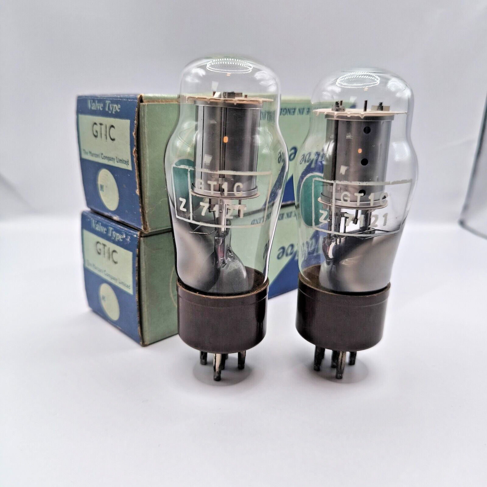 MWT GT1C AN1 CV1128 NGT2 VGT128 thyratron tube, NOS NIB, matched pair