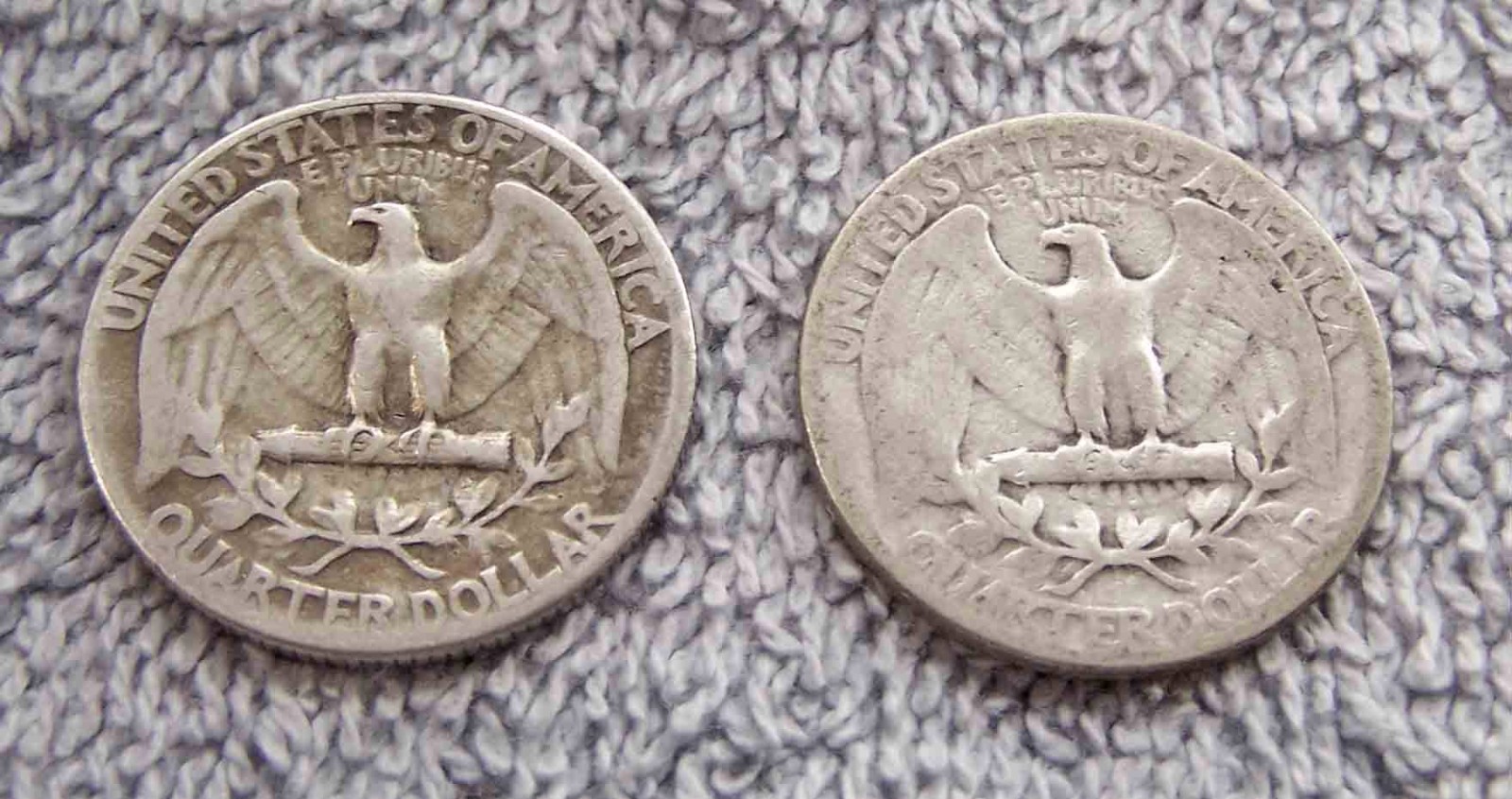 (2) washington Silver Quarters 1941- 1942 #38