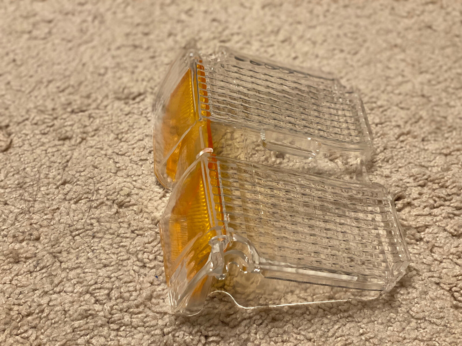 1971 Chevelle Clear Parking Lamp Light Lenses Pair (Right & Left)