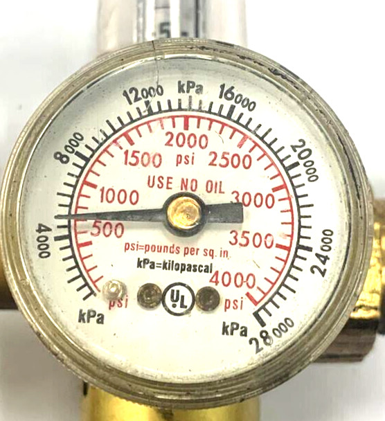 PRO-STAR HRF142-580 REGULATOR FLOWMETER MAX 3000 PSIG