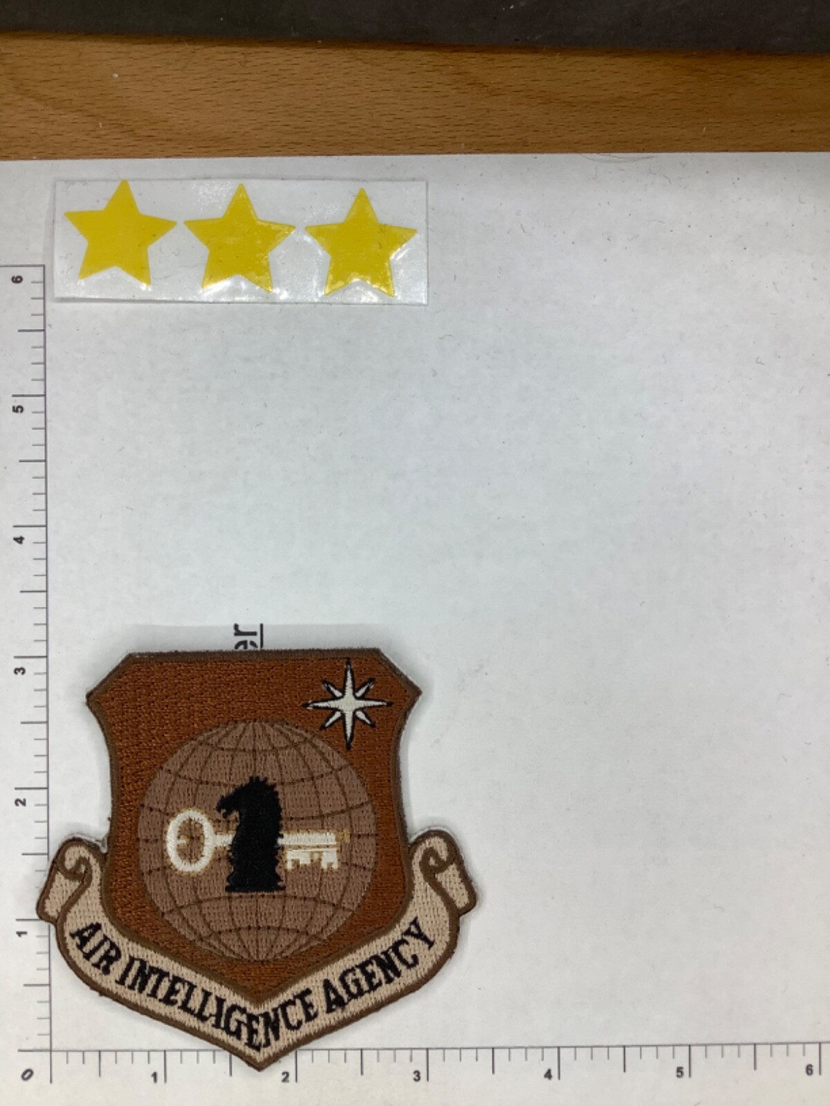 USAF AIR INTELLIGENCE AGENCY DESERT TAN SQUADRON PATCH