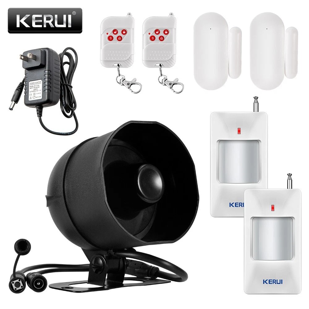 Smart WiFi Anti-Theft Alarm 110dB Siren Tuya App Household Security Kit