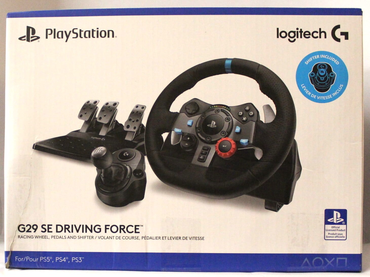 Logitech G29 SE Driving Force Gaming Wheel Bundle For PS5, PS4, PS3
