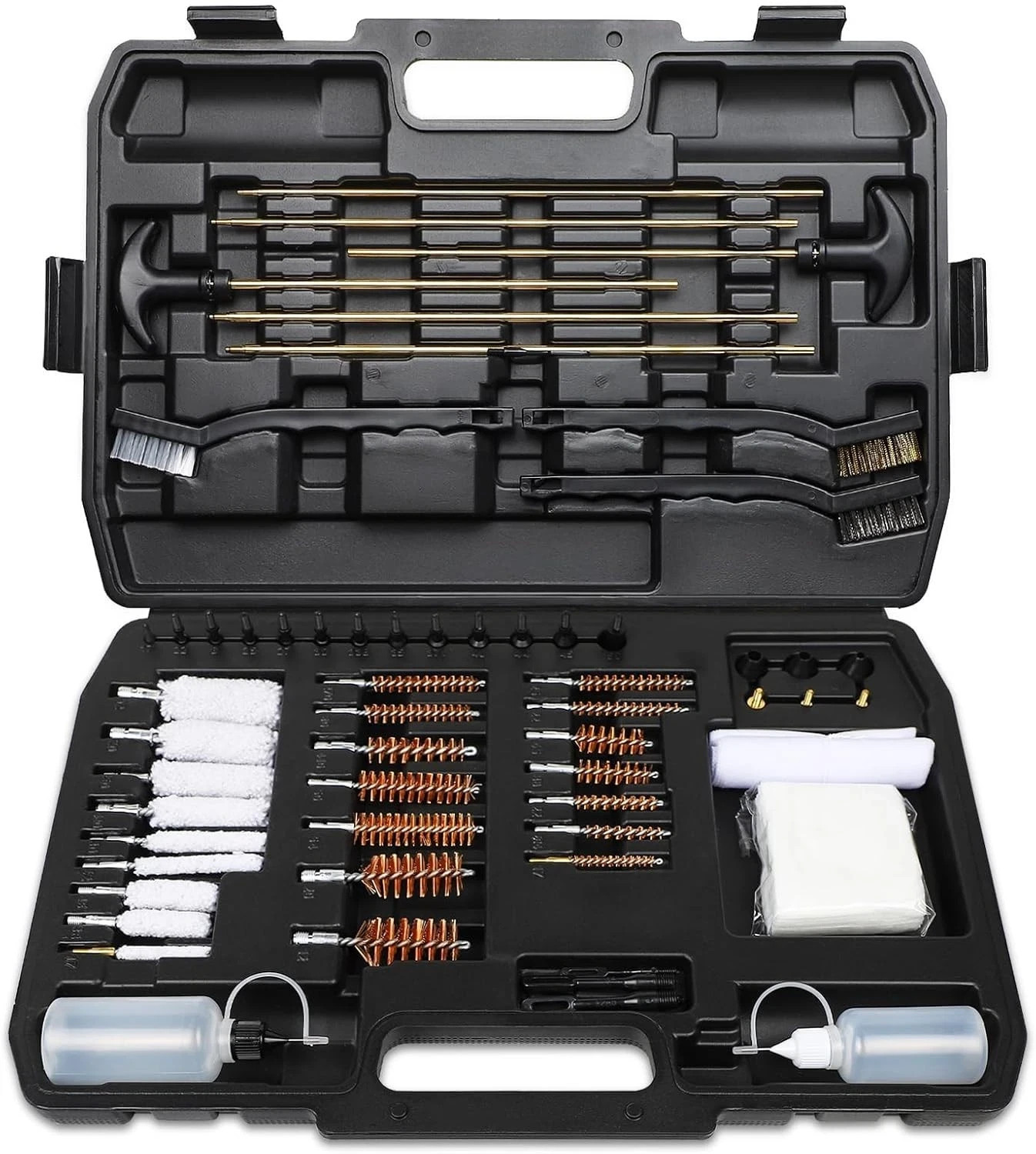 107pc Universal Gun Cleaning Kit for Pistol, Shotgun, Rifle, Handgun, Airgun, Re