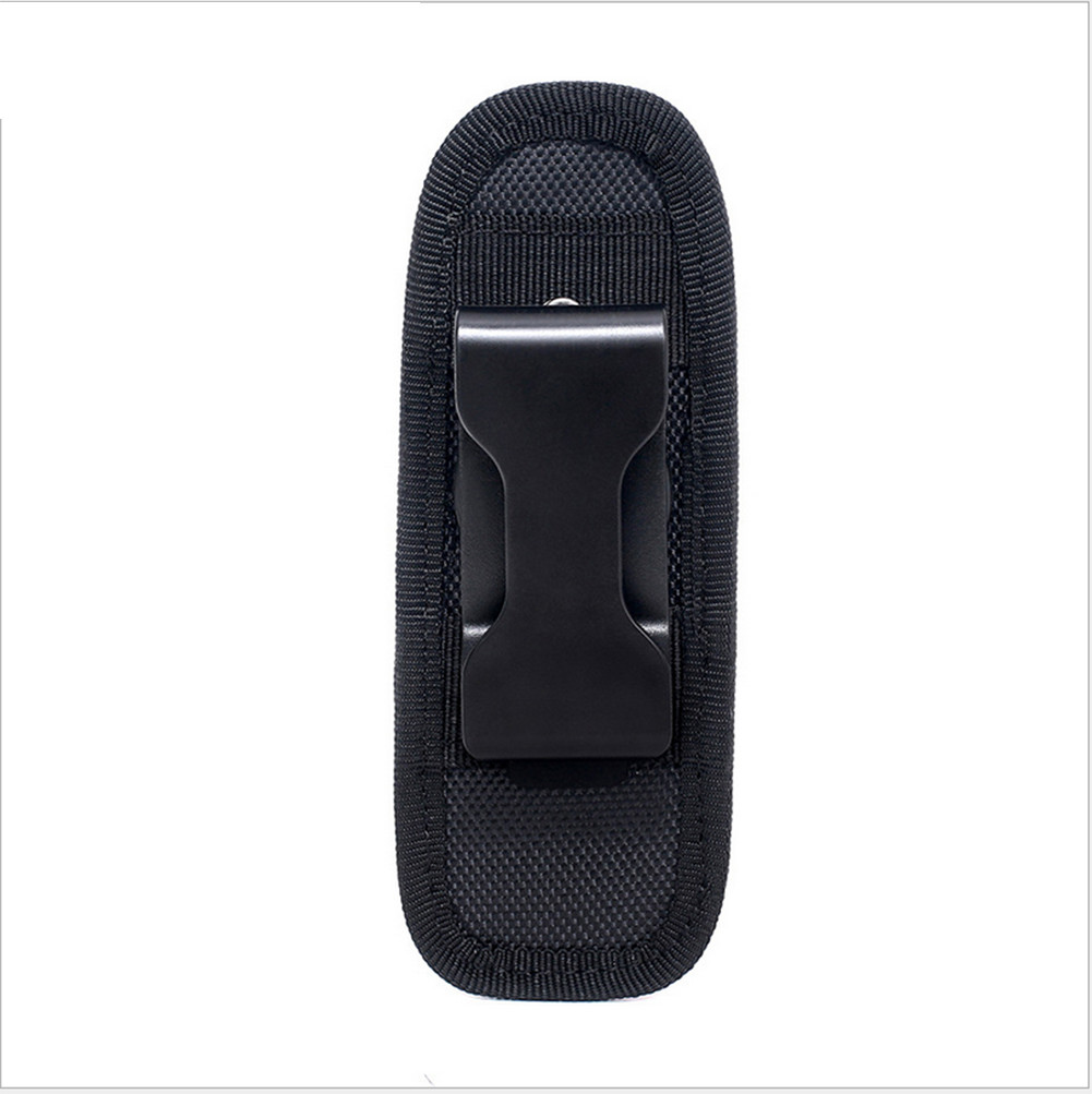 360° Rotatable Tactical Molle Flashlight Holder Holster Pouch Torch Carry Case