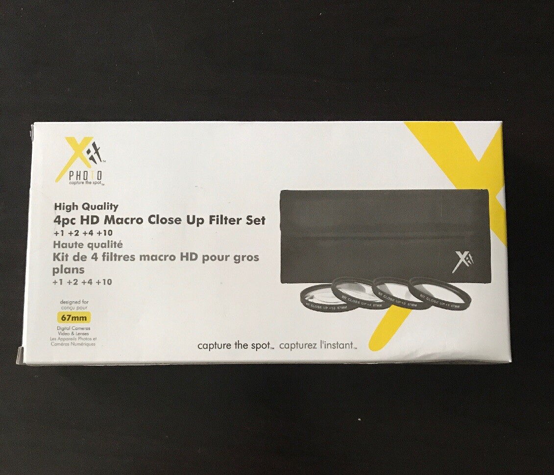 Xit 67mm 4-Piece HD Macro Close-Up Filter Set #XT67CU New