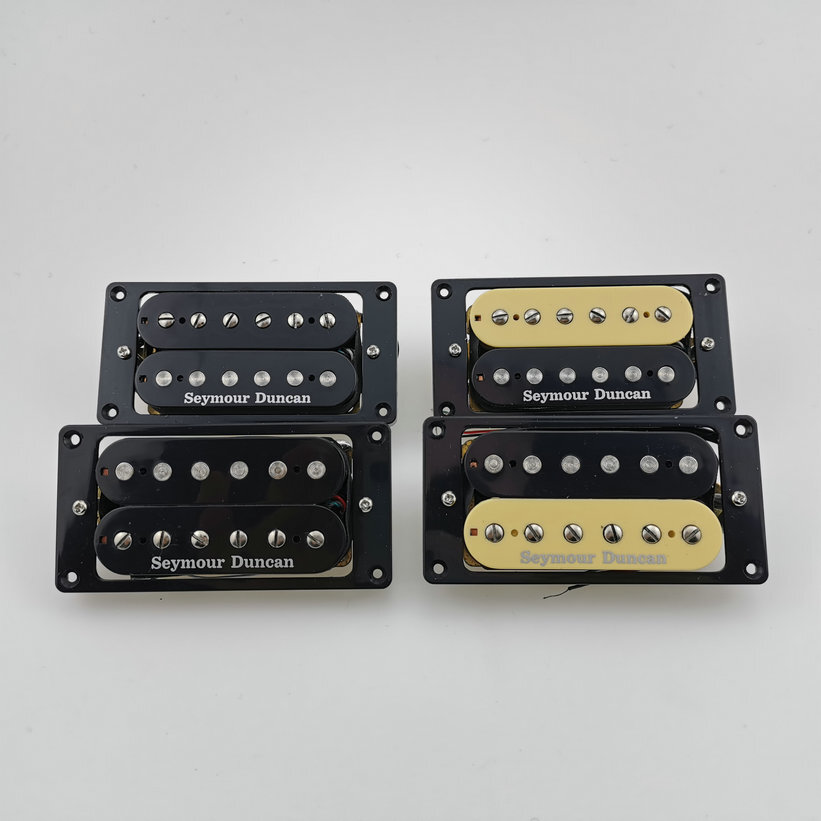 HR-Electric Guitar Humbucker Pickups 4C Zebra / Black