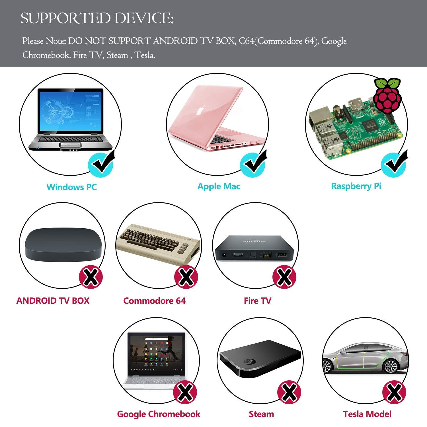 USB N64 SNES Xbox 360 Controller USB GamePad Joypad for Windows PC Raspberry Pi
