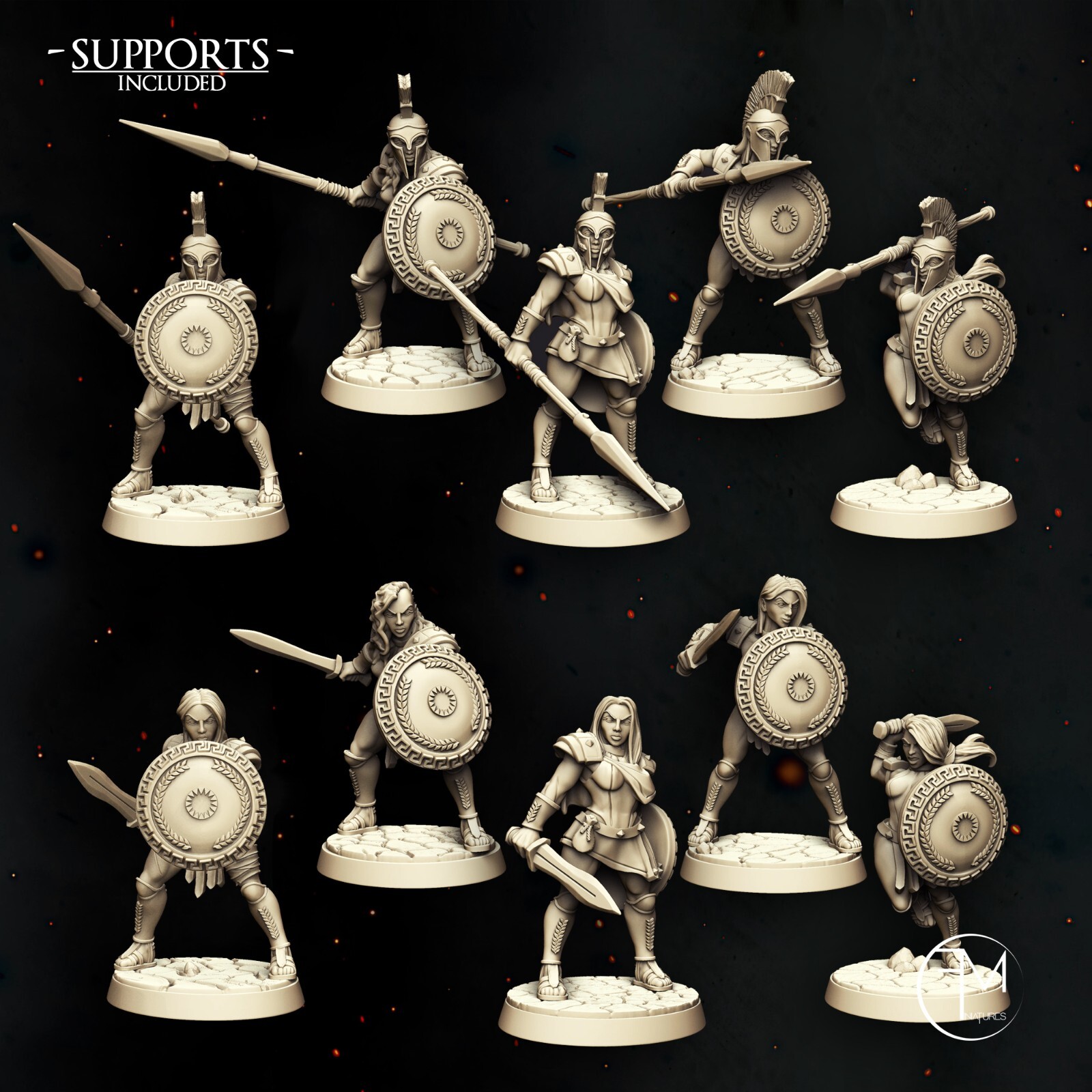 5 Spartan Warriors, Francesca Musumeci, Female Spartan Warriors