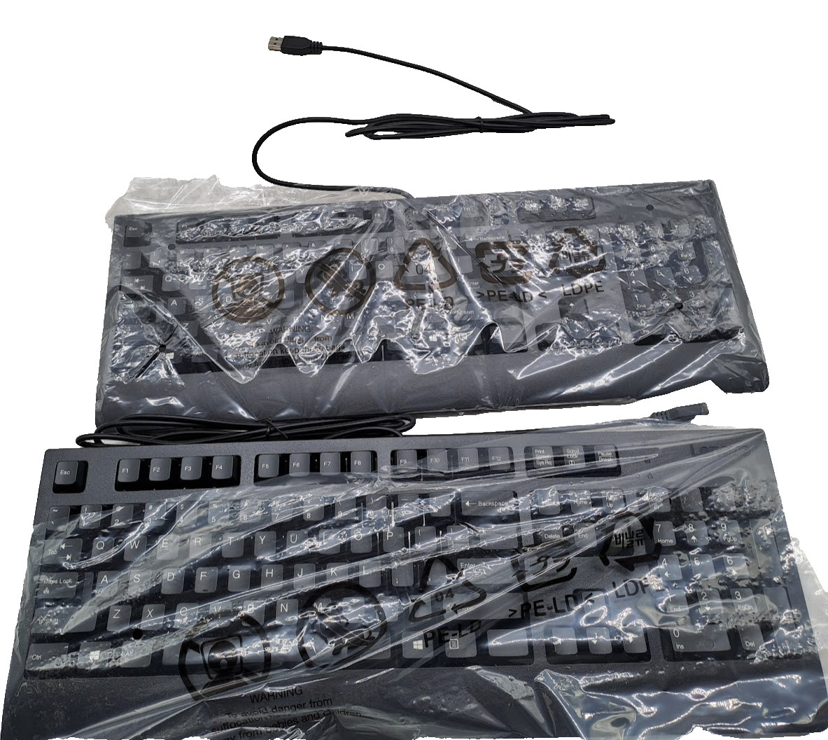 2X Lenovo Traditional USB Keyboard 00XH688 SD50L80031