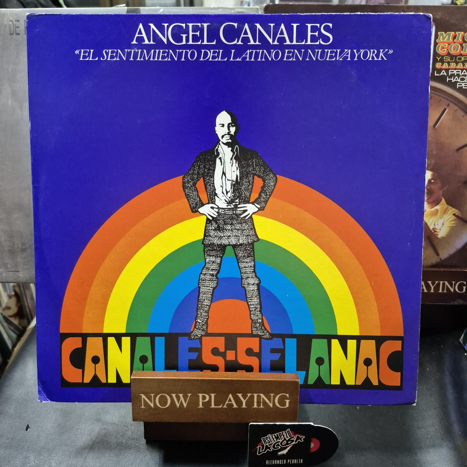 Angel Canales ‎– El Sentimiento Del Latino En Nueva York - Latin, Salsa,  1980