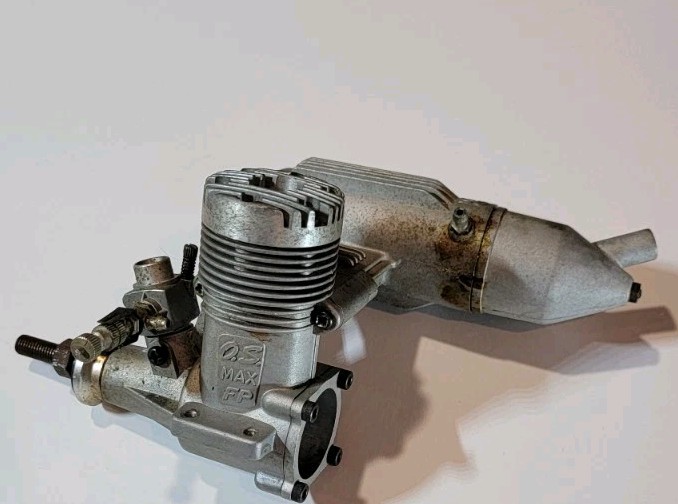 OS Max FP 40 w/muffler Nitro RC Model Airplane