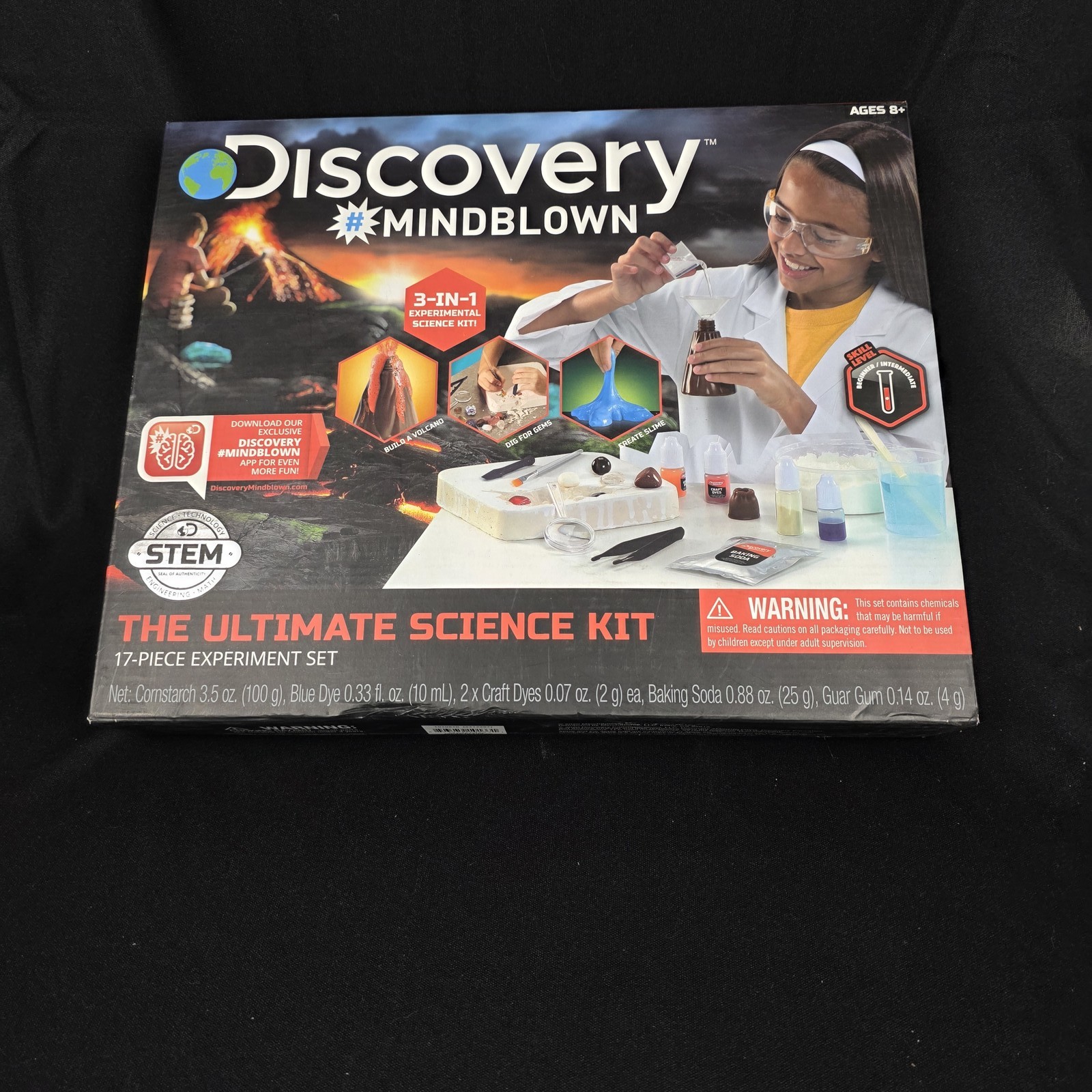 Discovery Mindblown Ultimate Science Kit 3-in-1 STEM Experiment Set 17-Piece