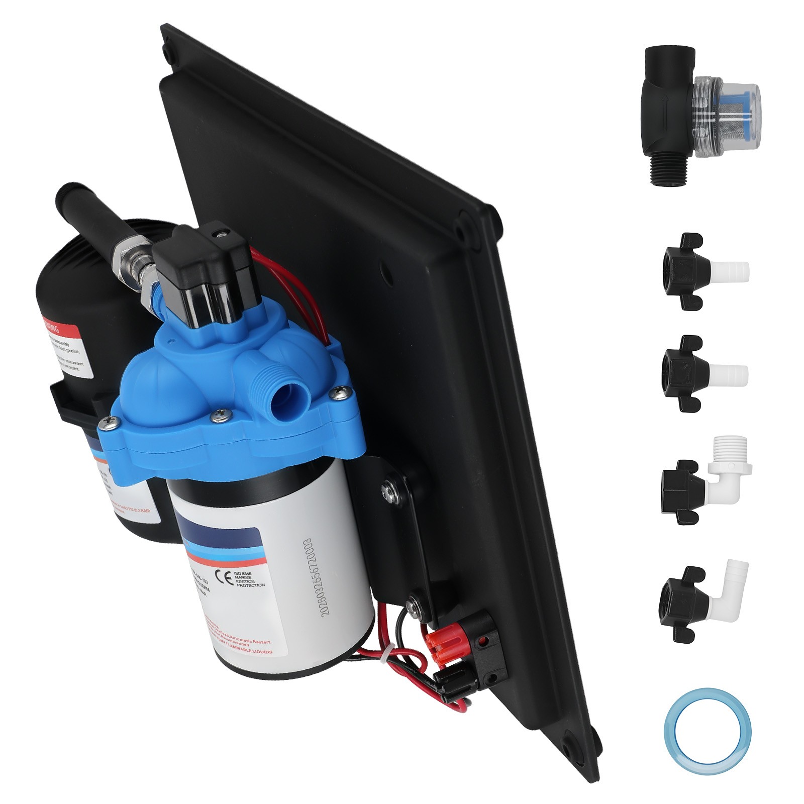 12V Marine Water System for RV Camper 3.5GPM Pump High Flow Rate 13.5L/Min