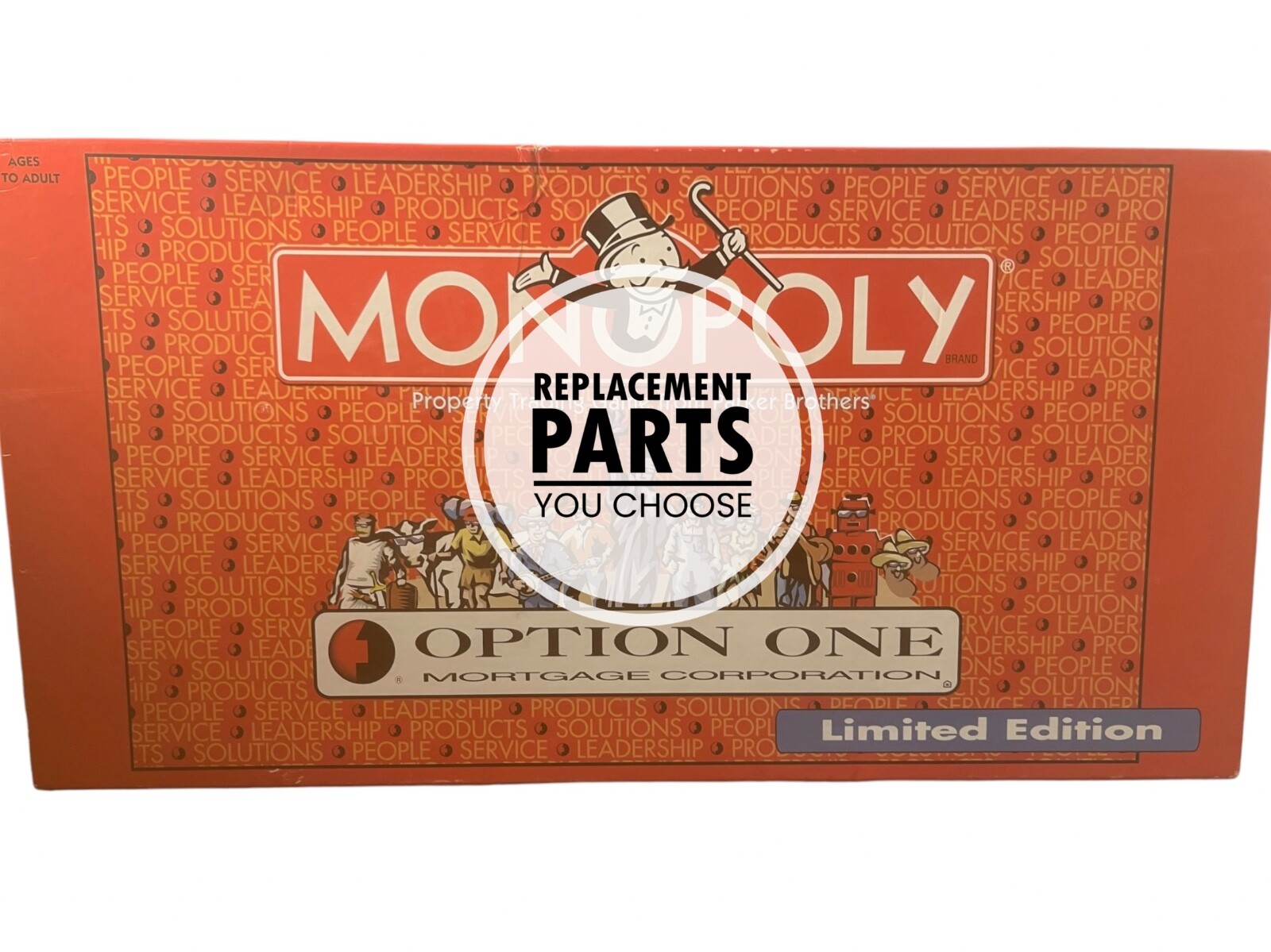 Option One Monopoly Limited Edition Board Game REPLACEMENT PARTS PIECES YOU PICK