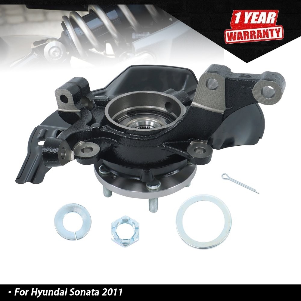 RH Steering Knuckle & Wheel Hub Bearing Assembly For Hyundai Sonata 2011 698-454