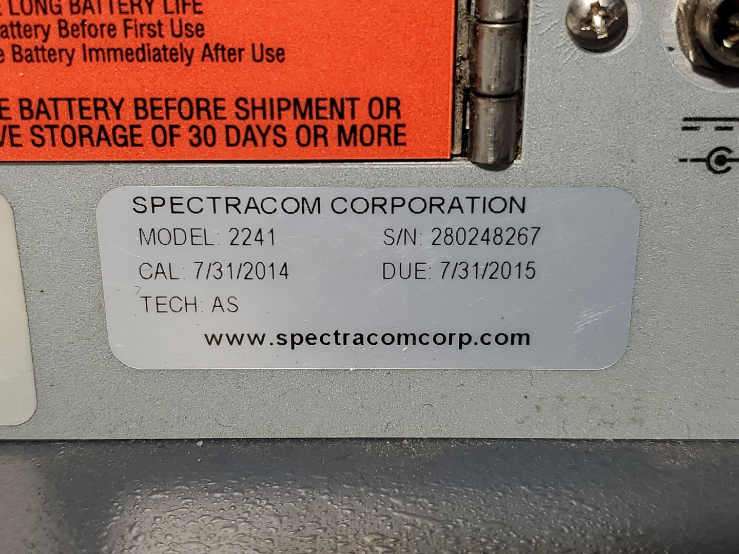 Set Of Two Pendulum 2241 PATH ALIGN-R Microwave Antenna Path Alignment Test Set