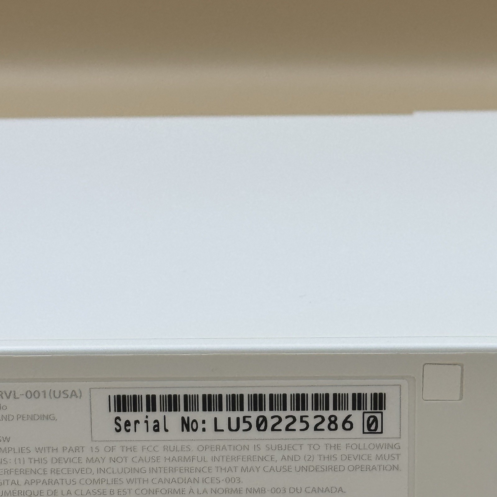 Nintendo Wii (RVL-101, White) w/ Controller, Nunchuck, Power, AV & Sensor