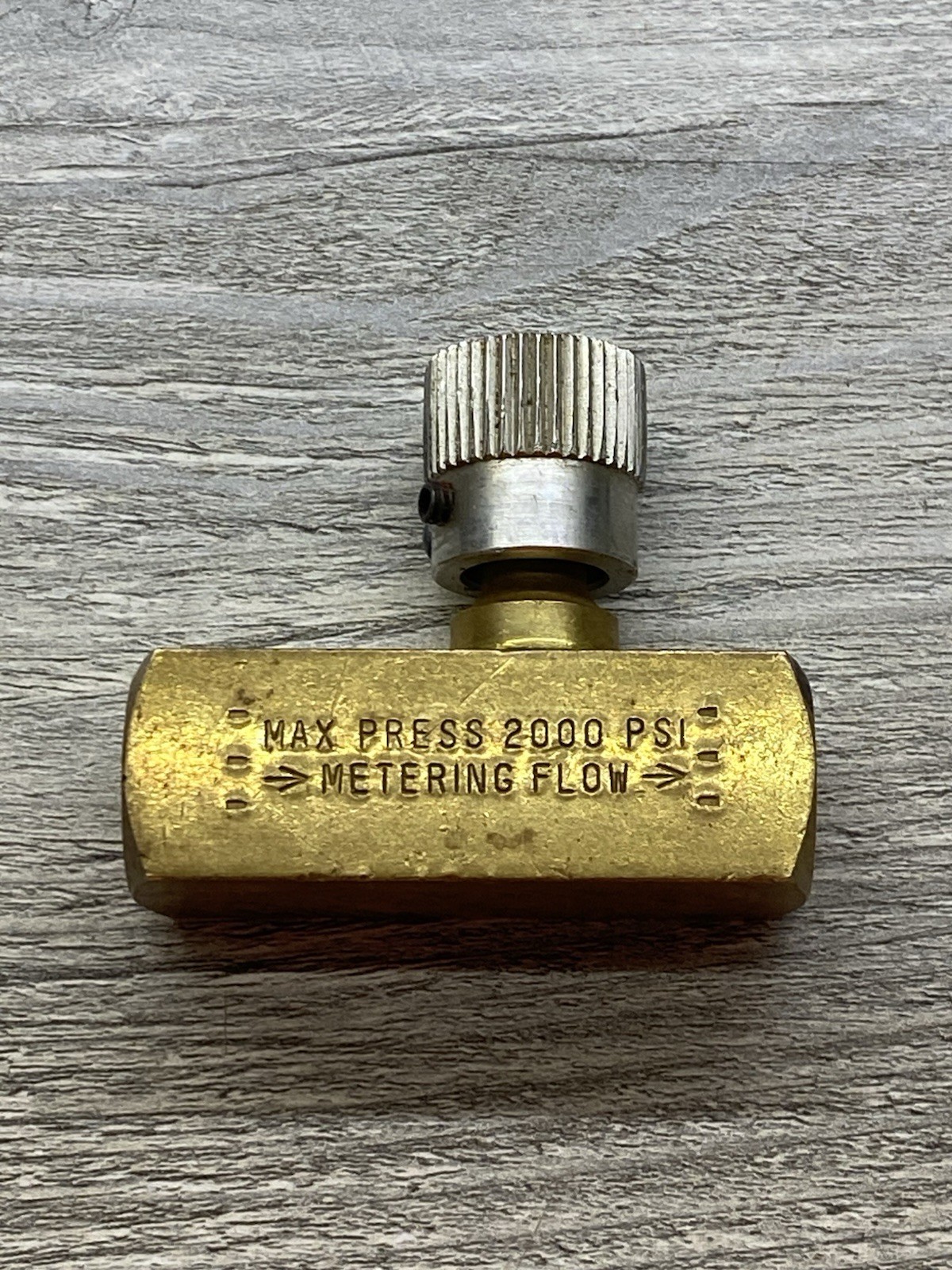 PARKER PF400B 1/4 NPT HYDRAULIC FLOW CONTROL VALVE - NEW OPEN BOX