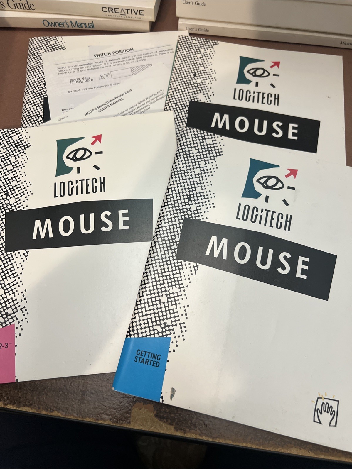 Vintage Computer Manual Guide Lot 1990s IBM Workgroups Graphics Mouse Geoworks
