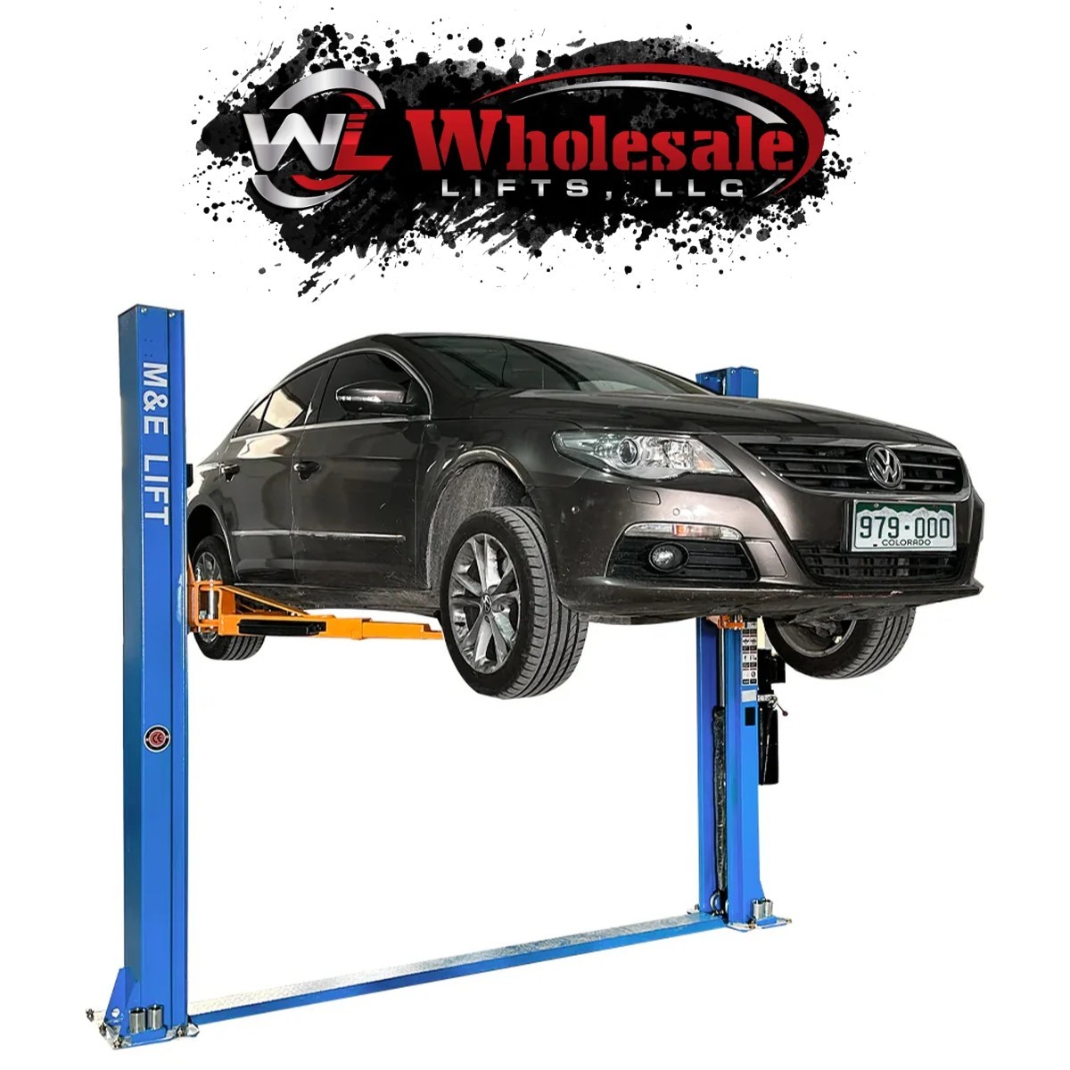 New KATOOL ME-H1000 10,000lb 2-Post Floorplate Lift