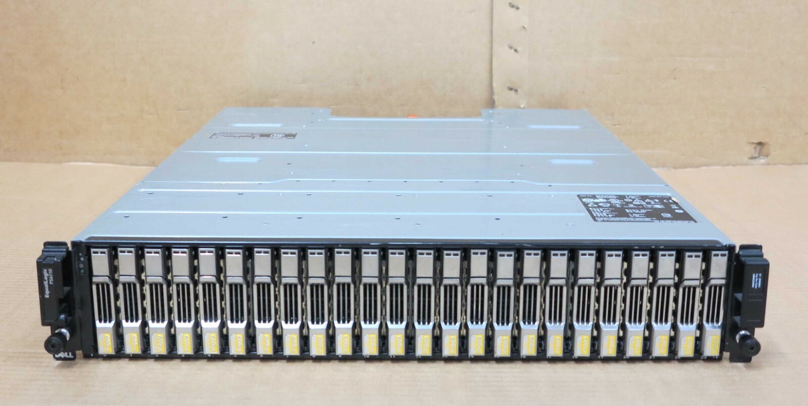 Dell EqualLogic PS6110X 10GbE iSCSI SAN Storage Array 2x Type 14 24x 600GB HDD