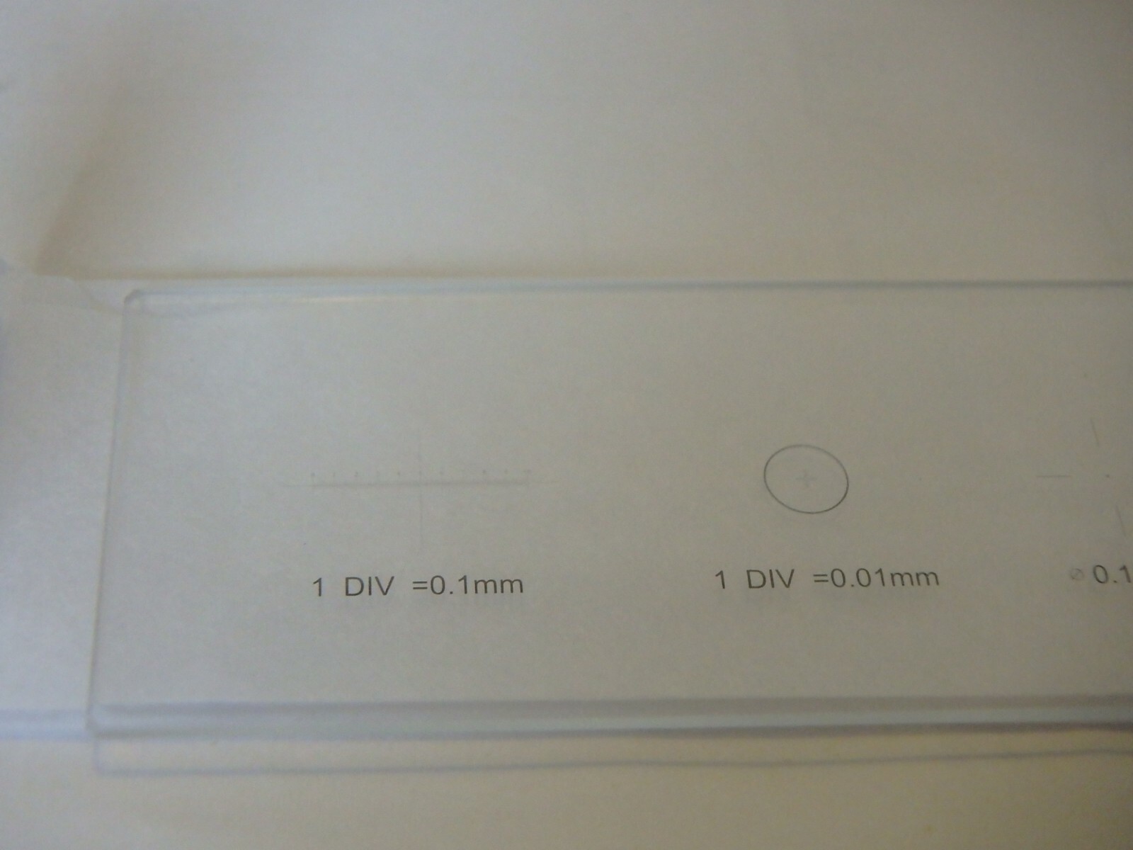 NEW multi-purpose stage/slide graticule(1 inc x 3 in) for microscope Version 2